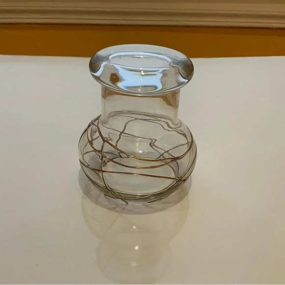 2/$30 VINTAGE PartyLite Glass/Gold Votive Holder - Picture 4 of 8